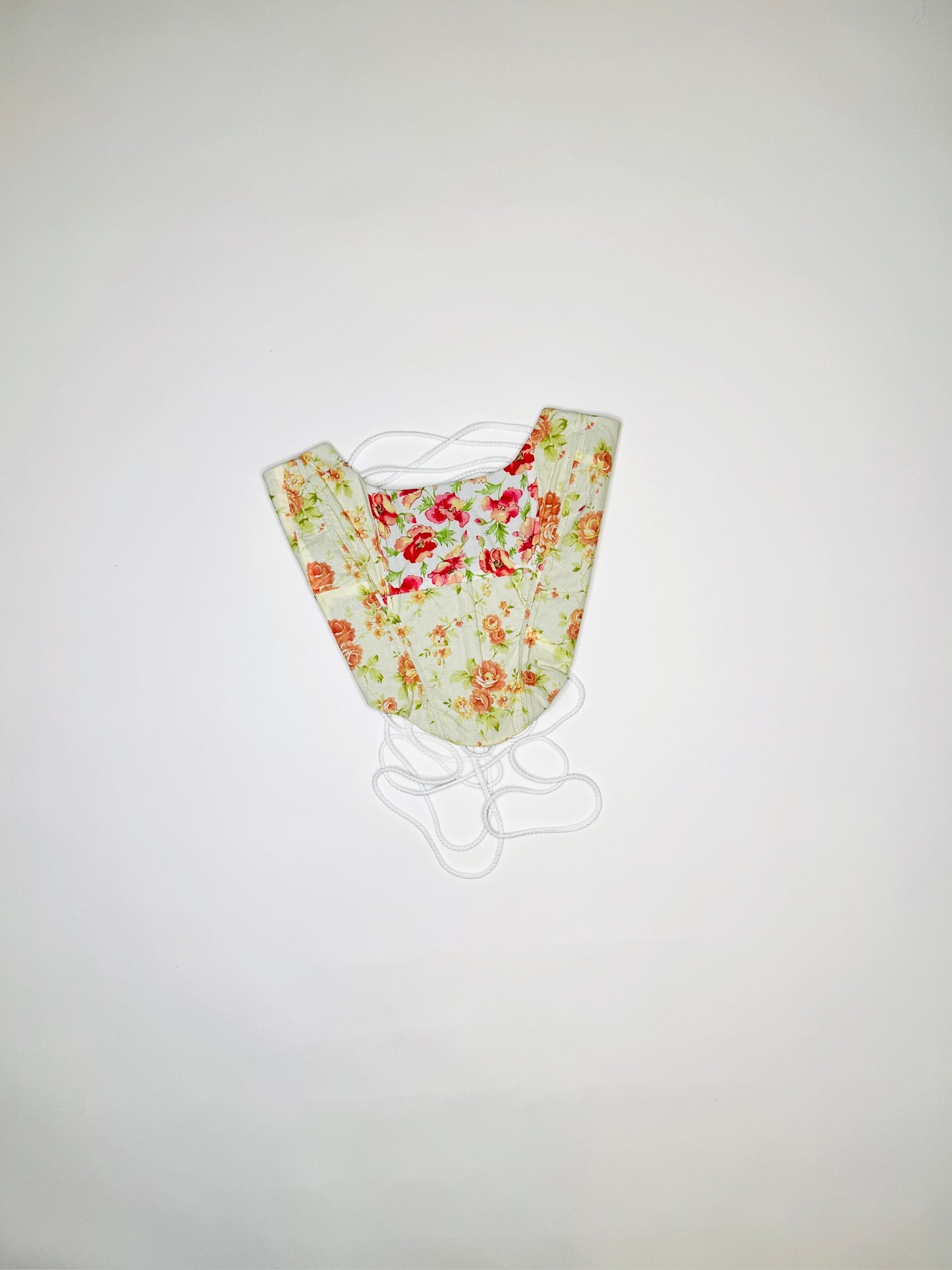 Vintage Floral Quilt Corset