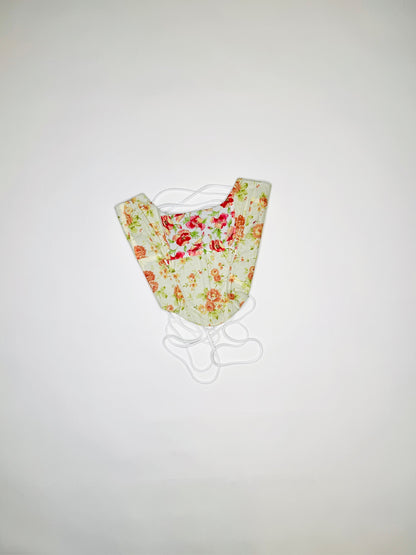 Vintage Floral Quilt Corset
