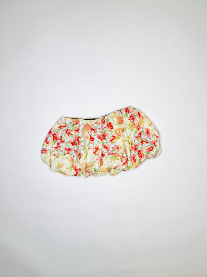 Floral Quilt Bubble Skirt
