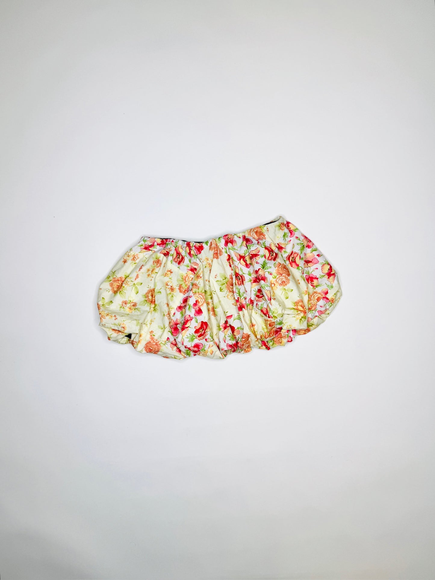 Floral Quilt Bubble Skirt