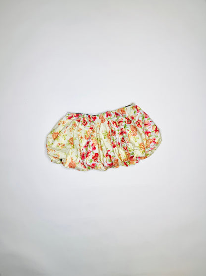 Floral Quilt Bubble Skirt