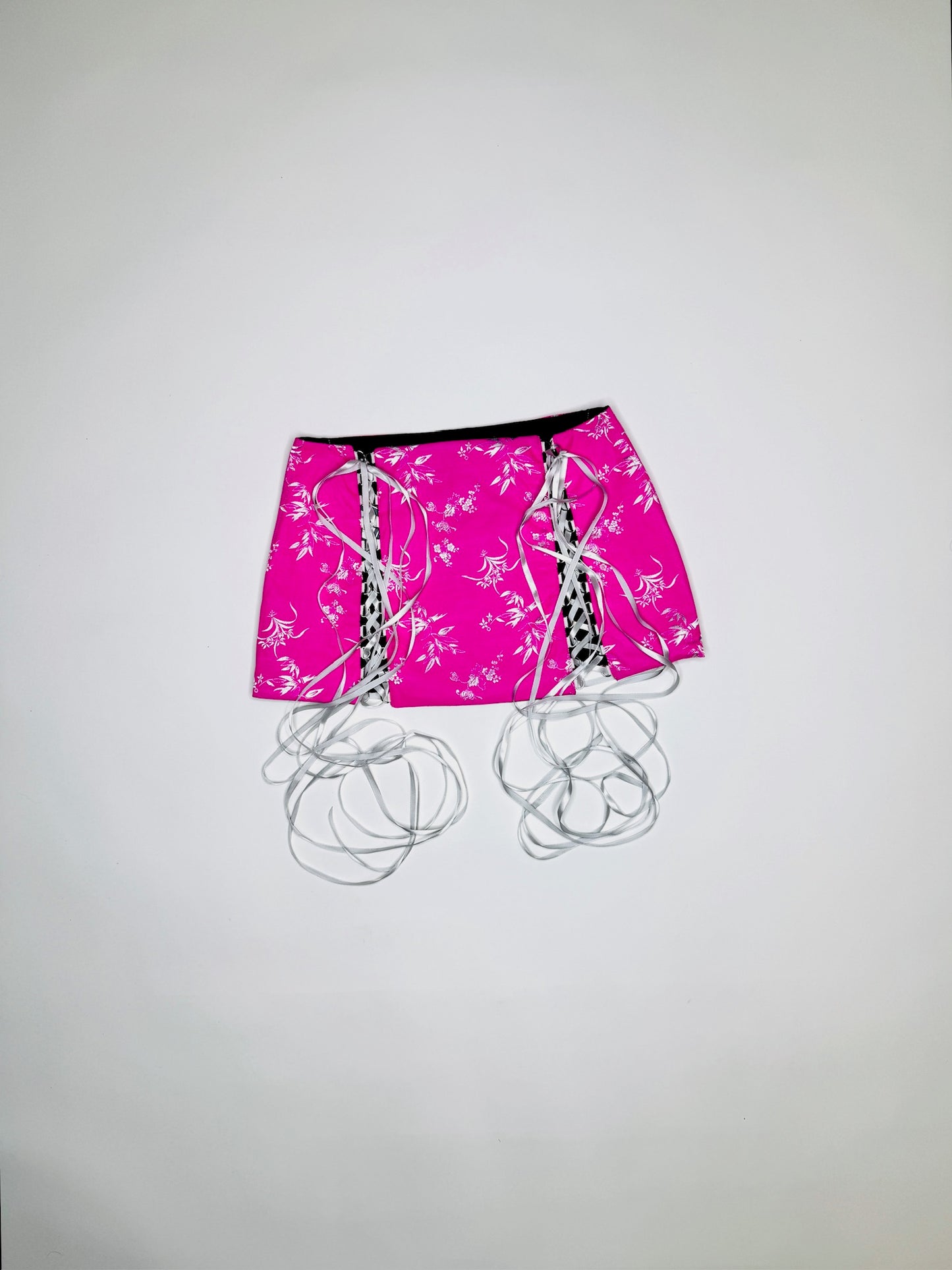 Hot Pink Jacquard Skirt