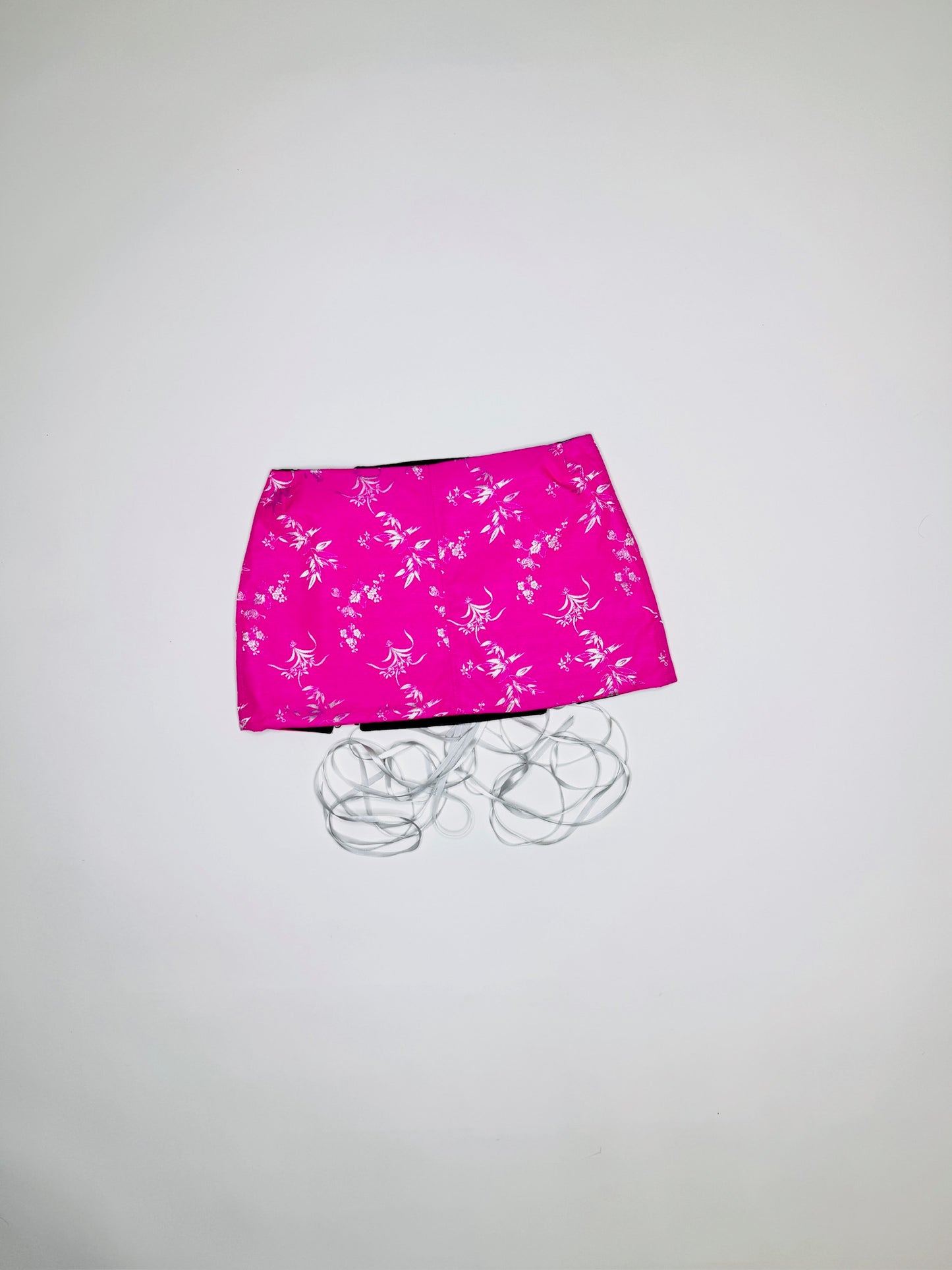 Hot Pink Jacquard Skirt