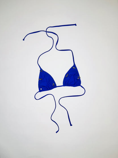 Royal Blue Pierced Bikini
