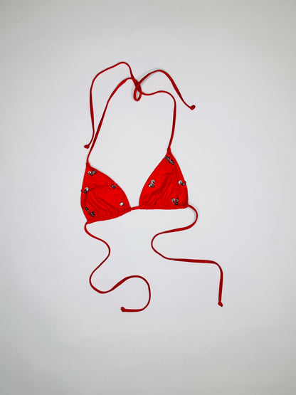 Red Pierced Bikini