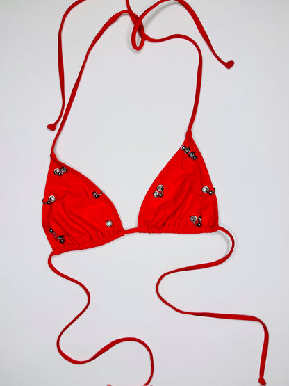 Red Pierced Bikini