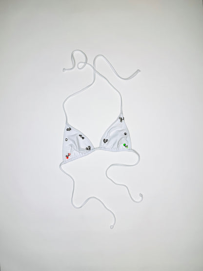 White Pierced Bikini