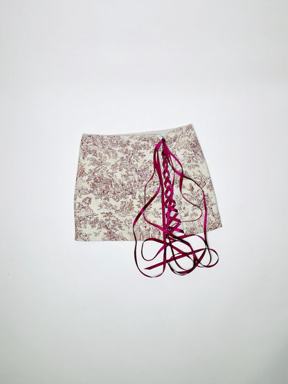 Maroon Toile