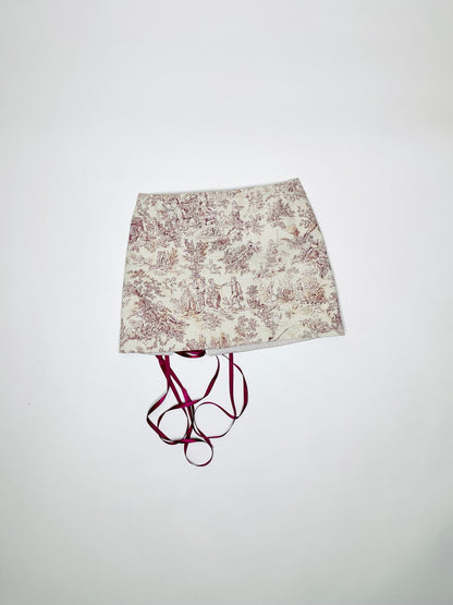 Maroon Toile